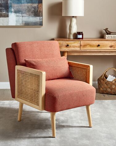 Fabric Armchair Orange ORUM