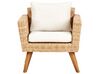 4 Seater PE Rattan Garden Sofa Set Off-White VITTORIA_930711