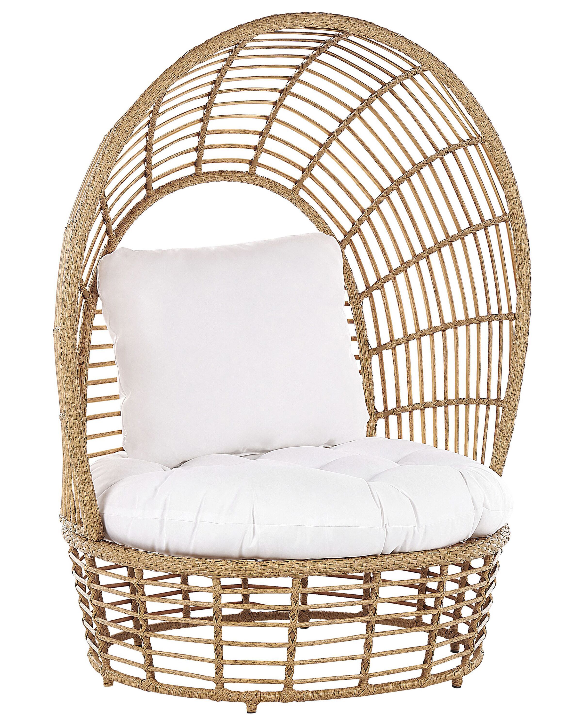 Ulkonojatuoli LIDO Rottinki Beige Beliani fi ulkonojatuoli-lido-rottinki-beige-beliani-fi