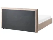 Bett mit Stauraum LAVAUR Bouclé Taupe 160 x 200 cm_989432