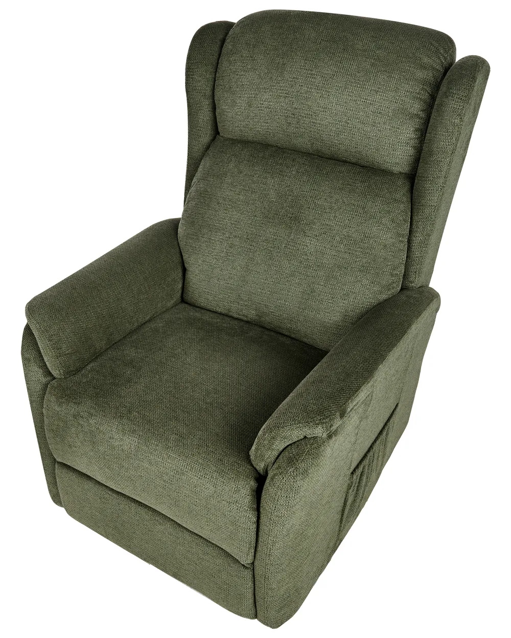 Electric Recliner Chair ELEGY with Footrest Fabric Green_951627