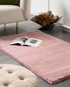 Kunstfellteppich Kaninchen rosa 80 x 150 cm MIRPUR_858771