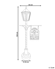 Decorazione natalizia KAAVI 140 cm Lampada da palo Rosso/Bianco_1173718