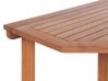 Stolik balkonowy składany akacjowy 110 x 47 cm jasne drewno TREIA_811901