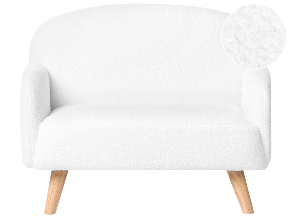 Sofá infantil OTTAL Bouclé Blanco