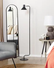 Floor Lamp RIMAVA Adjustable Metal Black_903501