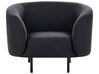 Sofa Set Stoff schwarz 6-Sitzer LOEN_920351