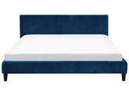Bed Frame Cover Velvet FITOU 180 x 200 cm Dark Blue_752888