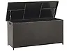 Storage Box MODENA 126 cm 46 cm PE Rattan Brown