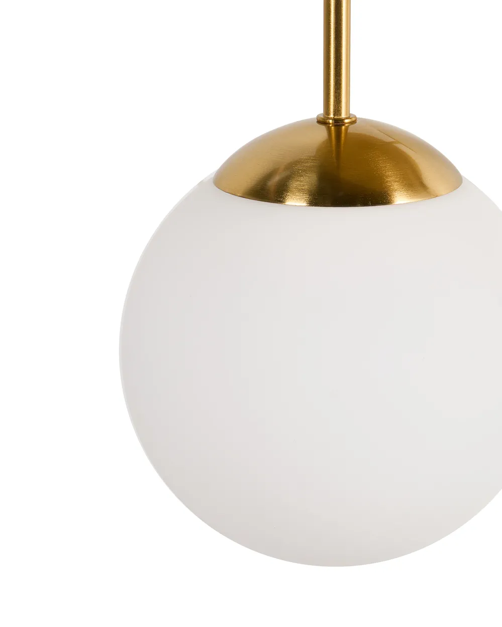 3 Light Pendant Lamp RIANA Glass Metal Brass_1029108