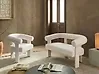 Living Room Set ILBRO Boucle Off-White