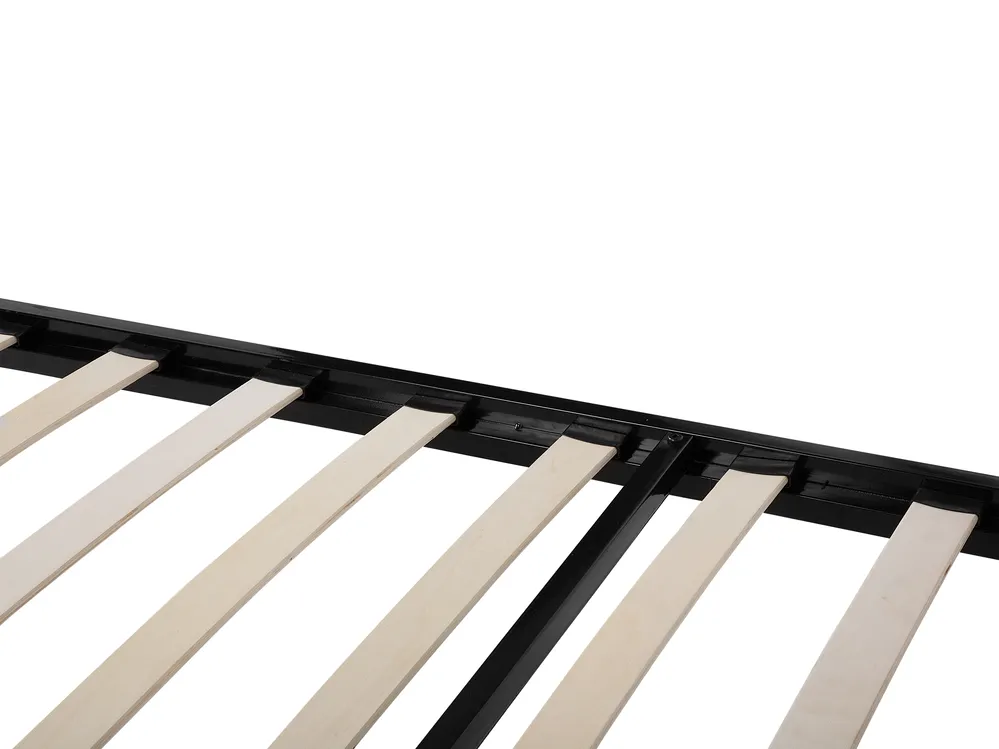 Bed Metal CUSSET 140 x 200 cm (EU Double) Black_817973