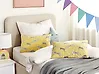 Set of 2 Decorative Cushions ARALES Cotton 30 x 50 cm Yellow