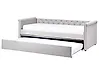 Trundle Bed Fabric LIBOURNE 90 x 200 cm (EU Single) Light Grey