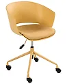 Office Chair GLEEFUL Fabric Yellow