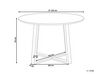 Round Acacia Wood Dining Table ⌀ 120 cm Light BARNES_918697