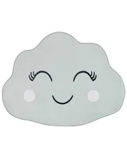 Tappeto per bambini CUMULUS Verde menta 90 x 120 cm_831543