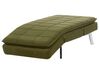 Chaise longue regolabile tessuto verde LOIRET_927423