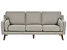Sofá 3 plazas LOKKA Tela Beige