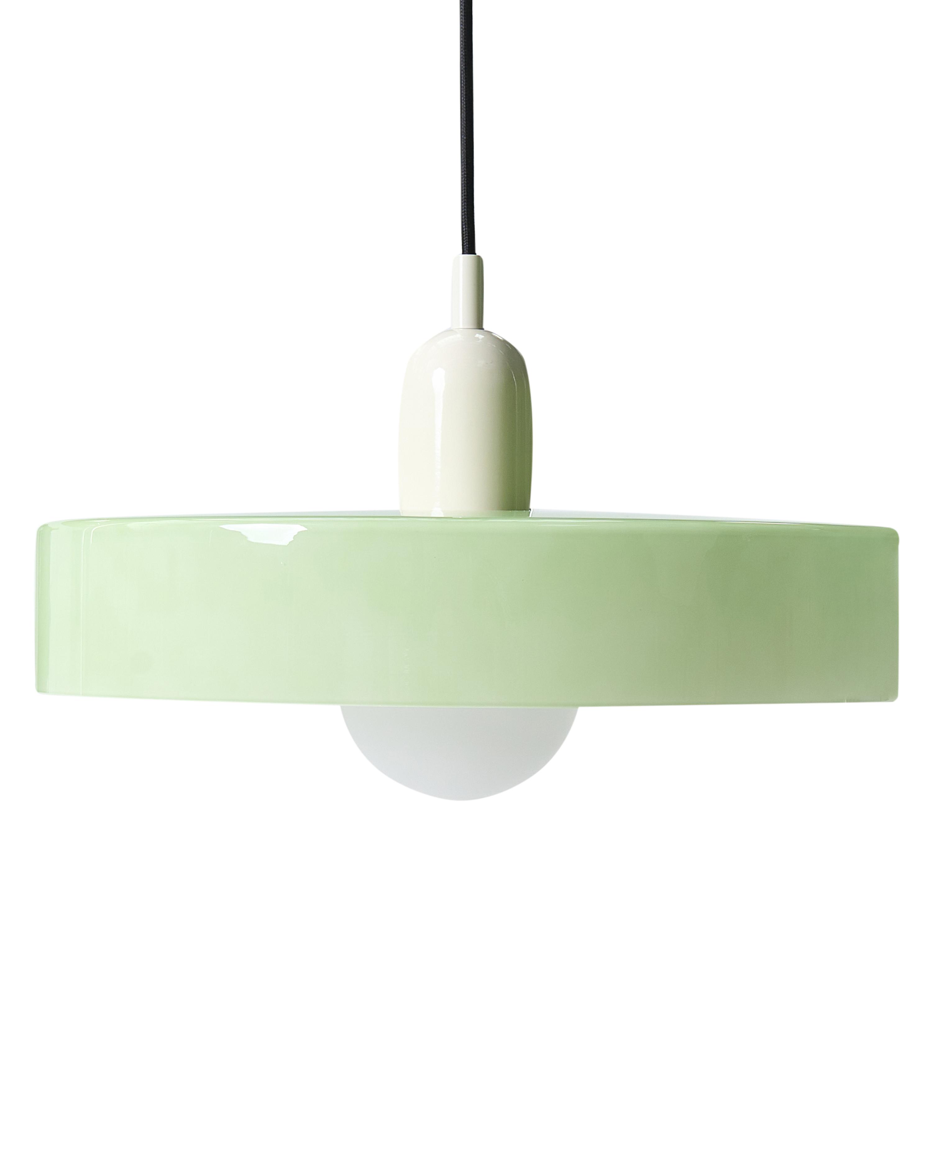 Závěsná lampa PAALA Sklo Mátová