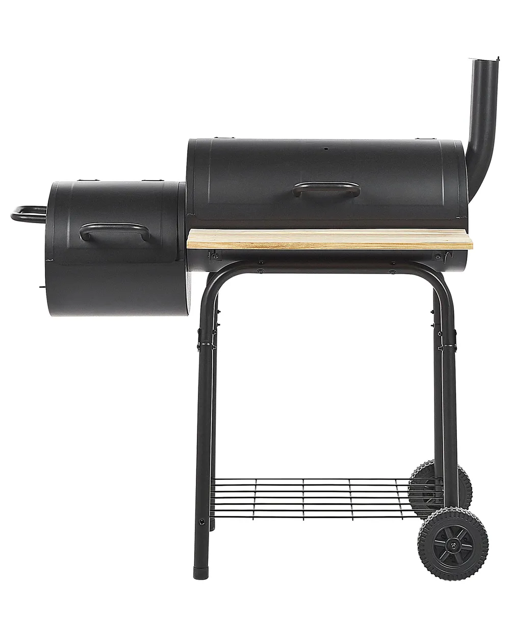 Barbecue a carbonella SATAH con affumicatore Metallo Nero_822691
