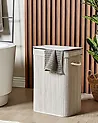 Laundry Basket KALUTARA Bamboo Grey
