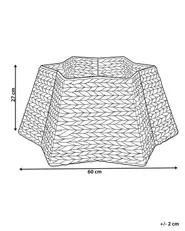 Karácsonyfa alátét EVIJARVI 60 cm Vízijácint Természetes_1173559