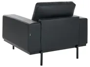 Set da salotto 6 posti SOVIK Pelle sintetica Nero_1041380