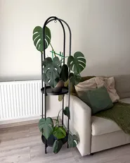 Kwietnik TAMARIX 35 cm Metal Czarny_1076533