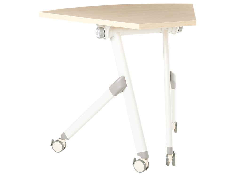 Foldable Corner Desk Module BENDI 90 cm 64 cm Light Brown