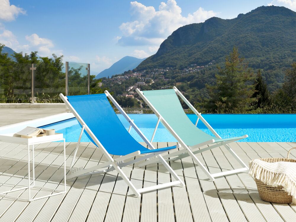 Sun-lounger Marbueno Brown 190 x 27 x 58 cm