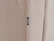 Corner Sofa 4 Seater KOHLO with Ottoman Fabric Taupe Left Hand_945164