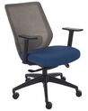 Chaise de bureau en tissu bleue VIRTUOSO_919973