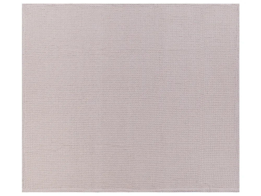 Narzuta na łóżko CHAGYL Bawełna 200 x 220 cm Pastelowy róż_917926