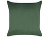 Set of 2 Velvet Cushions Christmas Tree Pattern 45 x 45 cm Green GOLDSPRUCE_879399