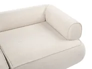 Sofa 3 Seater SALLA with Ottoman Boucle Off-White_1058233