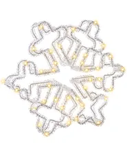 Outdoor Decoration LED SILVERAN 28 cm Snowflake White_1020636