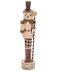 Set of 2 Figurines HAMARI 66/68 cm Bear Reindeer Beige_1156746