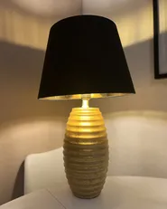 Table Lamp EBRO Porcelain Gold_894436