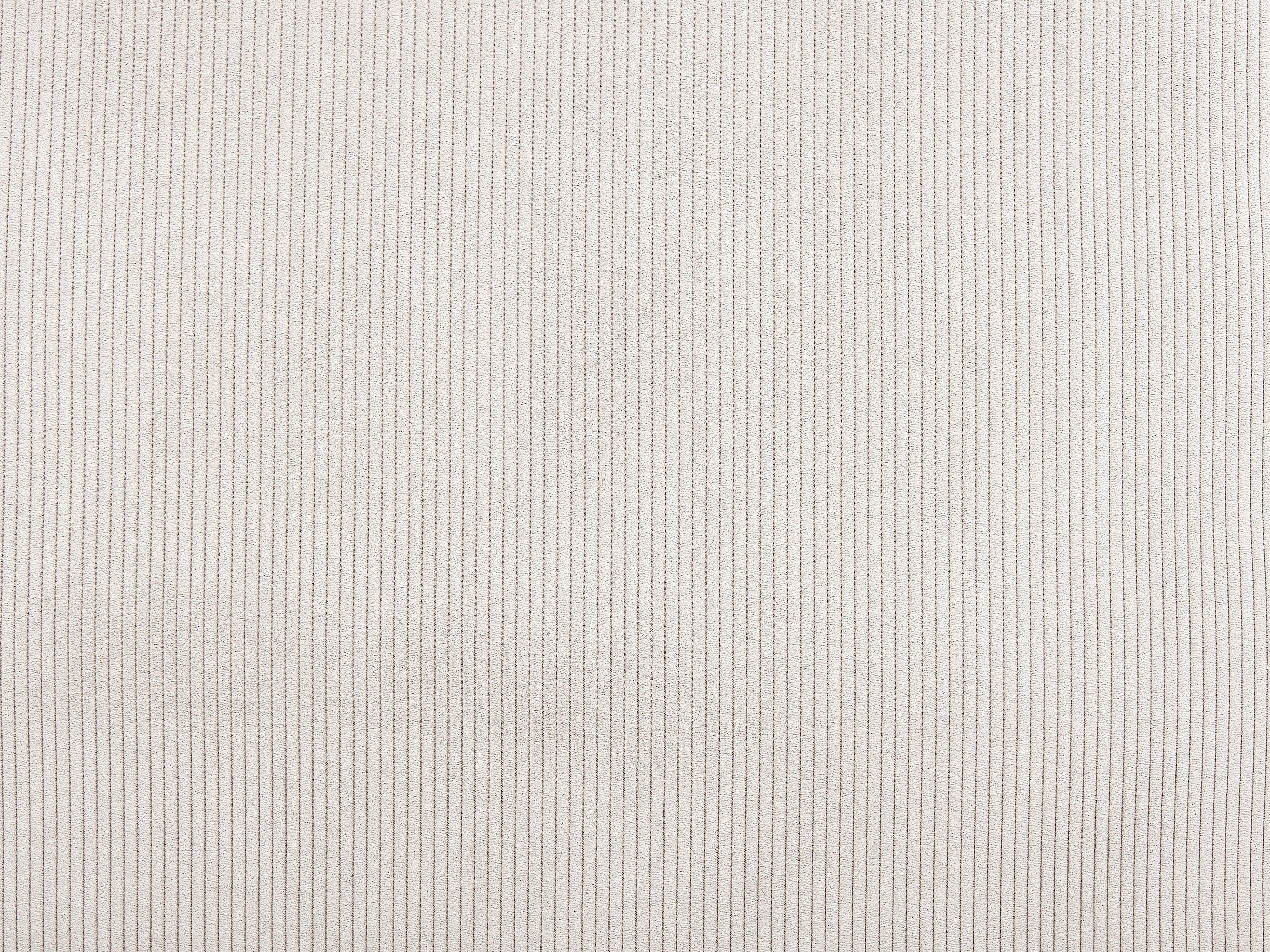 Bett mit Lattenrost Cord MELLE 140 x 200 cm Hellbeige_882193