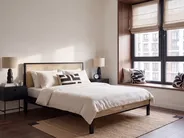 Bed Pine Wood SALERNAS 180 x 200 cm (EU Super King) Black_976997