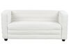 Conjunto de sofás 5 lugares em tecido bouclé branco-creme HOFN_917454