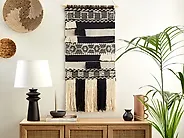 Fabric Wall Hanging MURIDKE 145 cm Cotton Beige_1178504
