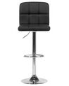 Set of 2 Adjustable Bar Stools Black MARION_688897