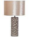 Lampada da tavolo ceramica oro e beige 50 cm SANKURU_822883