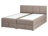 Boxspringbett mit Stauraum BARONET Stoff Taupe 160 x 200 cm_1004567