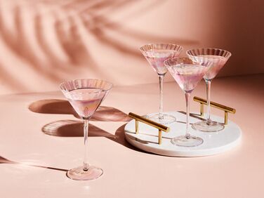 Set of 4 Martini Glasses 22 cl MORGANITE