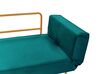 Divano letto velluto verde smeraldo SAARELA_932684