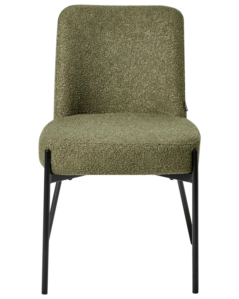 Set di sedie MALIN Bouclé Verde scuro