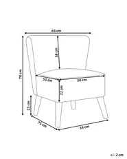 Armchair ALVEN Boucle Off-White_967396